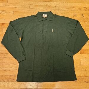 Marabella Club Men's Long Sleeve Green Polo Size XL